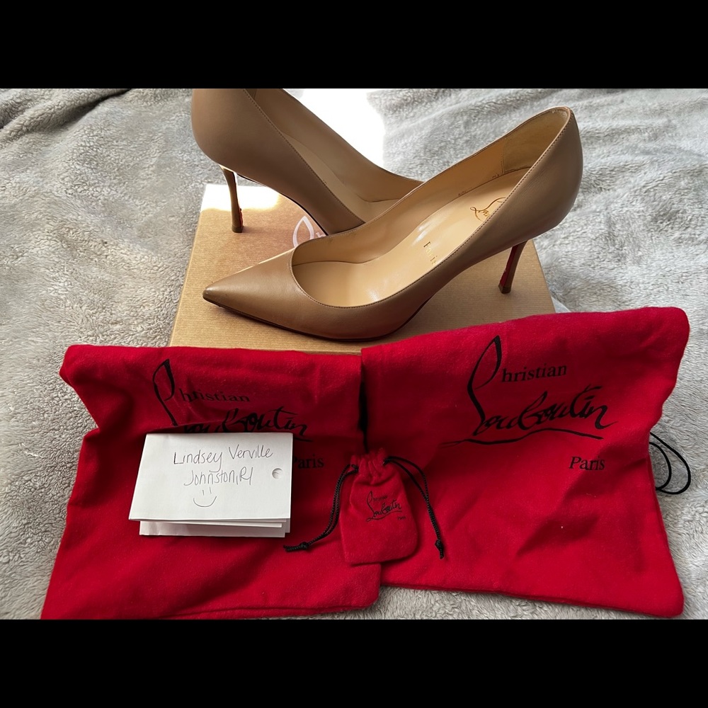 SOLD Christian Louboutin Decoltish 85 pumps
